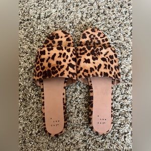 a new day cheetah sandals